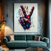 Immagine PEACE HAND | Tela italiana | dimensioni diverse